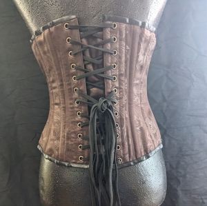 Ornate Brown Underbust Corset
